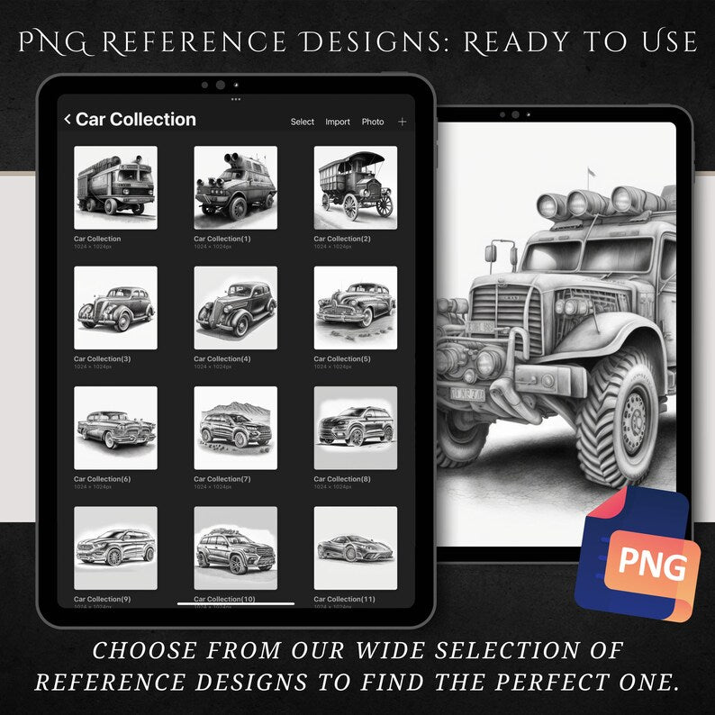 Car Collection Procreate Brushes: Rev Up Your Automotive Art