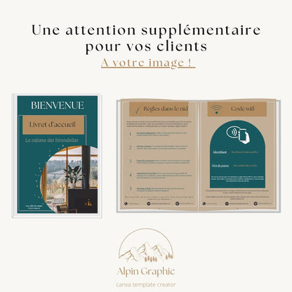 Livre de bienvenue Airbnb 100% personnalisable