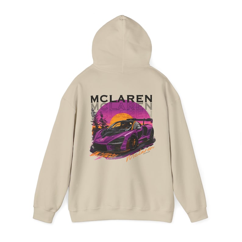 Sweat à capuche McLaren Senna : équipement ultime pour les passionnés de voitures