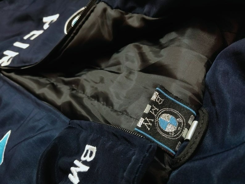 Blue BMW Racing Bomber Jacket