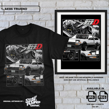 JDM T-Shirt Design: Vector Car Graphic for Sublimation Printing_driver_clothing_drivi.store