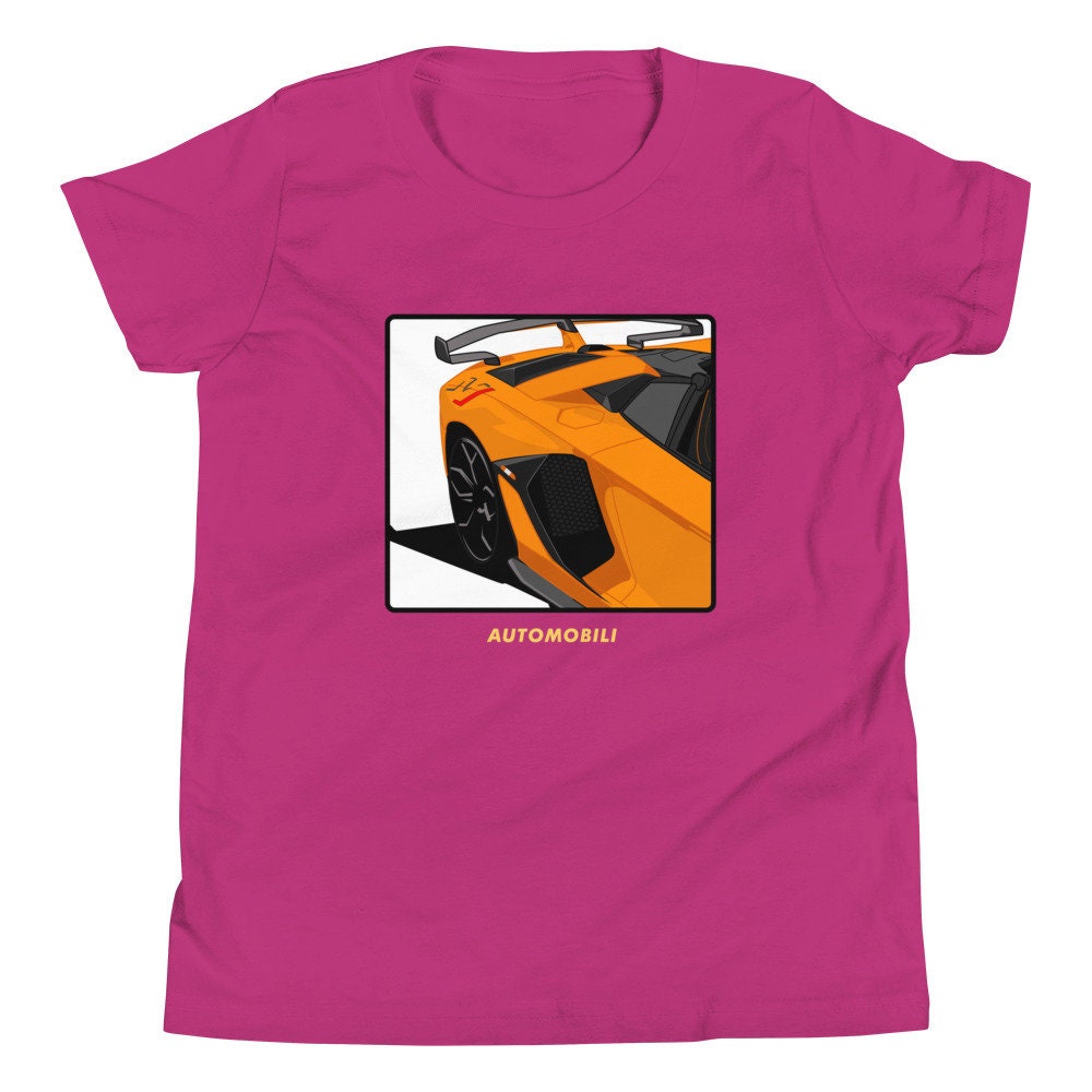 Supercar Automobili Youth Short Sleeve T-Shirt