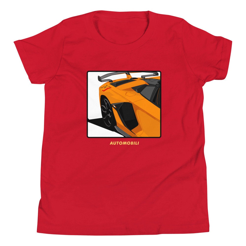 Supercar Automobili Youth Short Sleeve T-Shirt