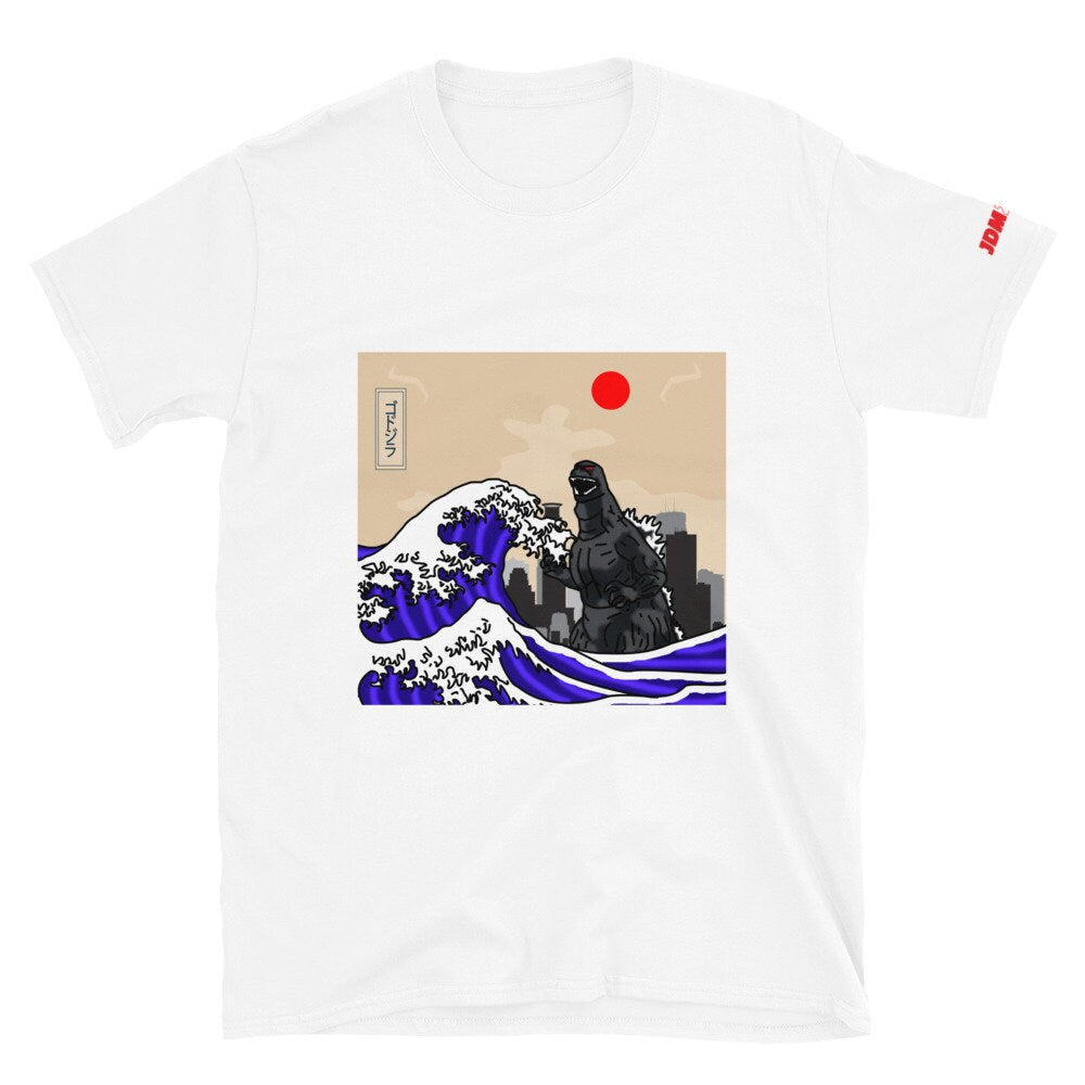 JDM ZILLA Tsunami Kaiju Short-Sleeve Unisex T-Shirt