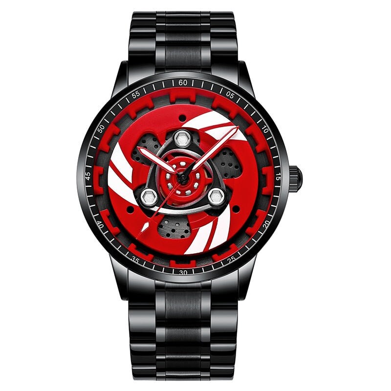 Gyro - Montre de roue en alliage Ducati, accessoires pour passionnés de voitures.