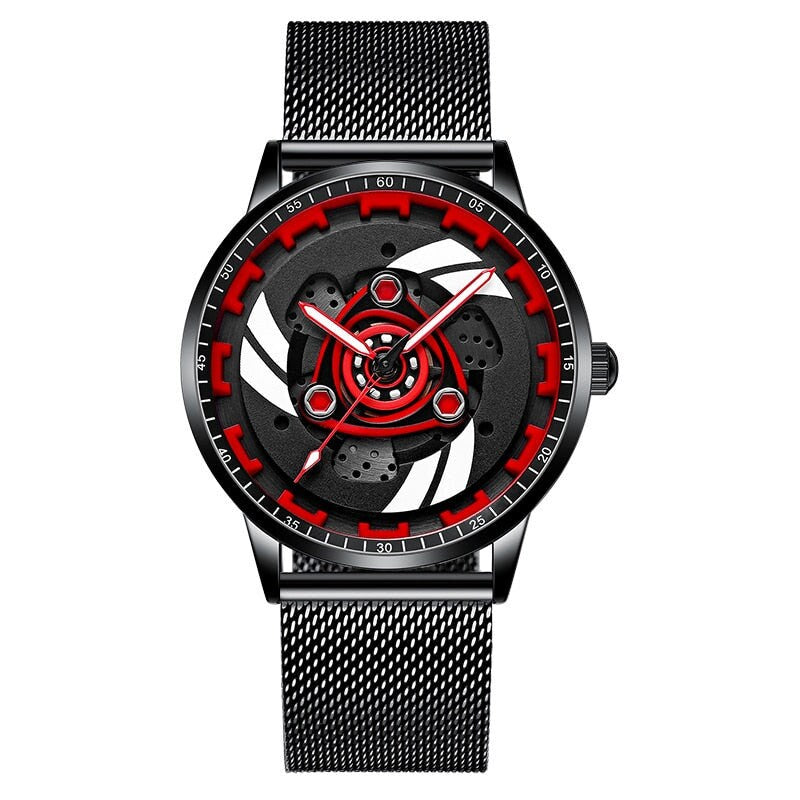 Gyro - Montre de roue en alliage Ducati, accessoires pour passionnés de voitures.