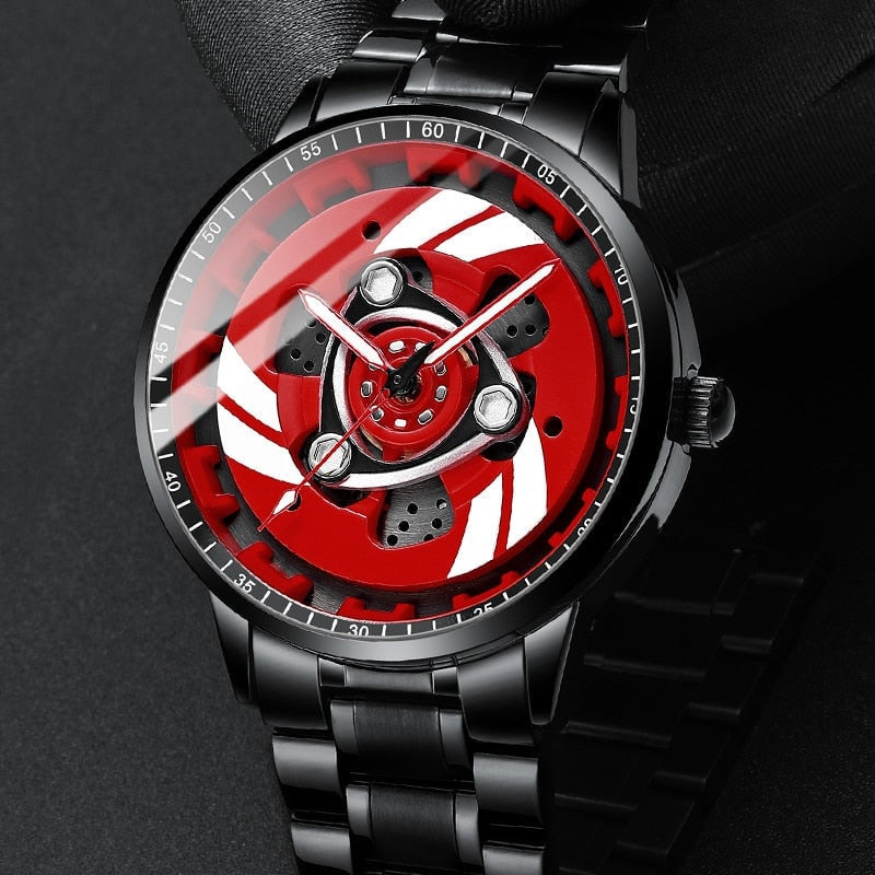 Gyro - Montre de roue en alliage Ducati, accessoires pour passionnés de voitures.