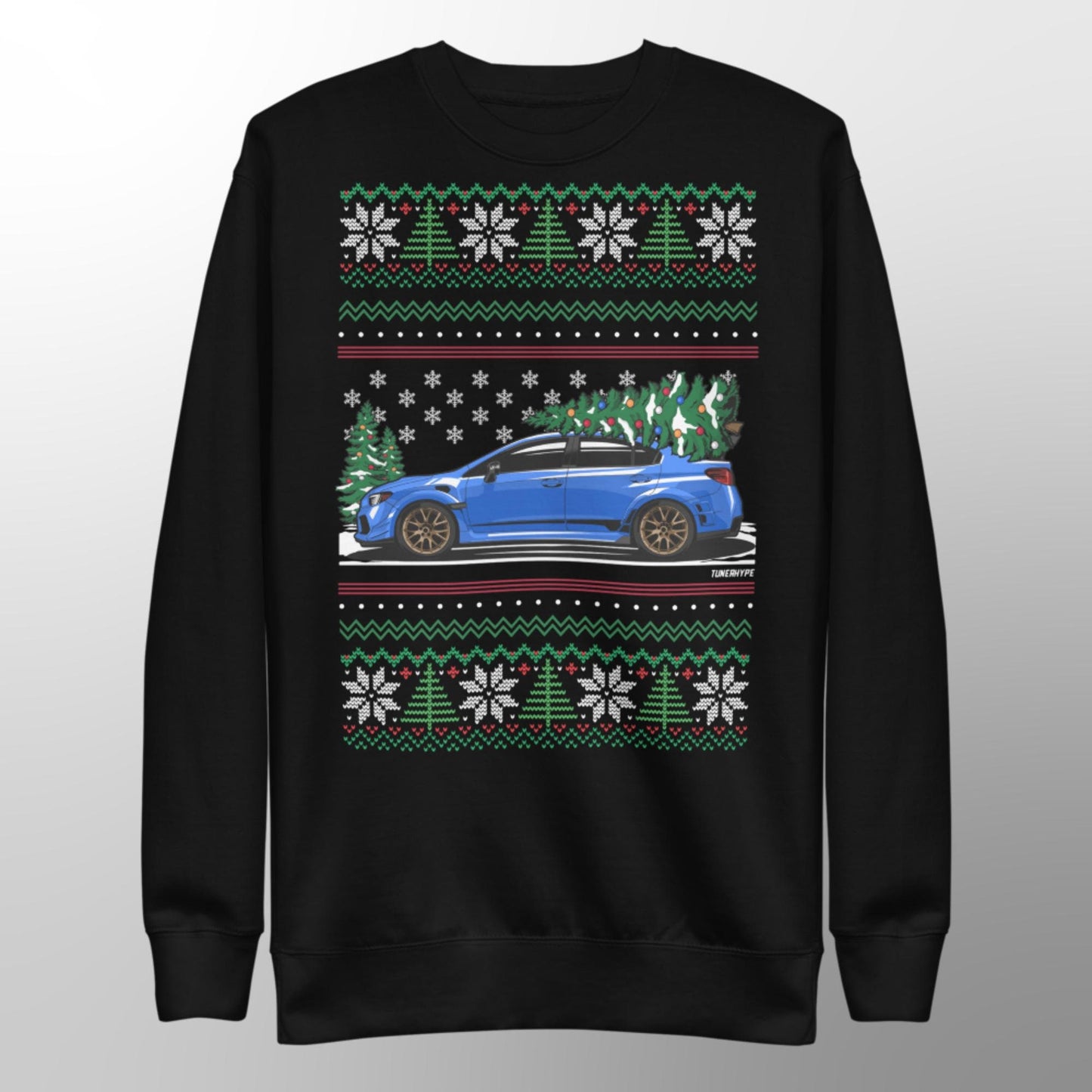 Pull de Noël moche - Subaru WRX STI