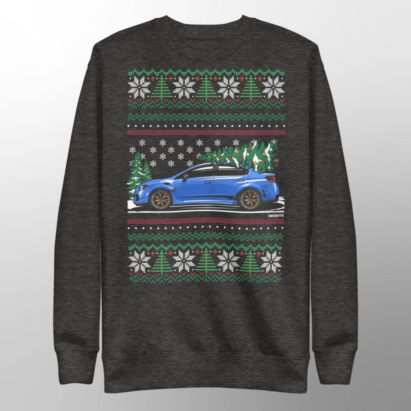 Pull de Noël moche - Subaru WRX STI