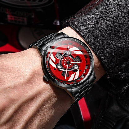 Gyro - Montre de roue en alliage Ducati, accessoires pour passionnés de voitures.