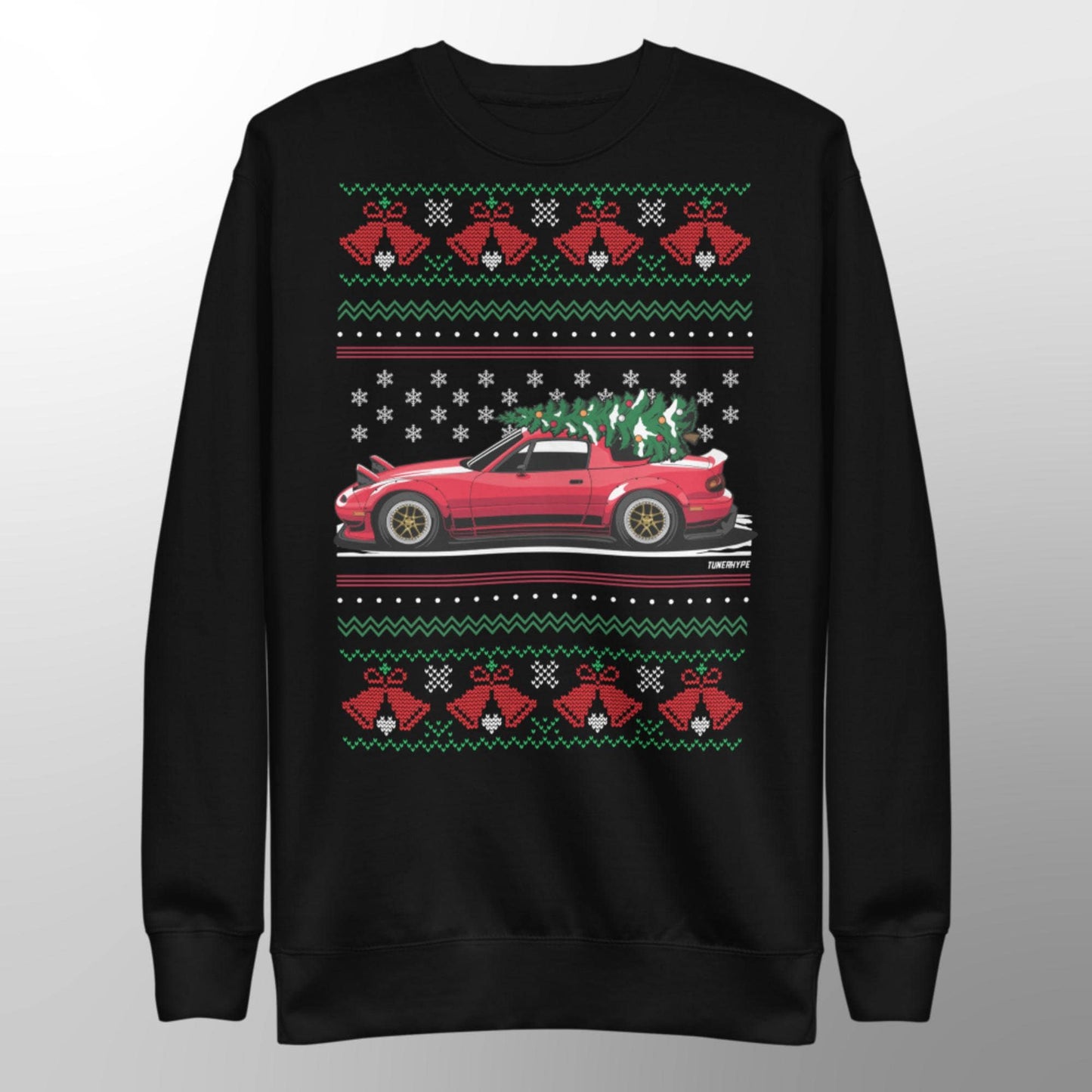 Pull de Noël moche - Mazda Miata - Pull de Noël moche - Cadeau de Noël pour les passionnés de voitures, Cadeau de Noël amusant, Cadeau Miata, Cadeau RX7