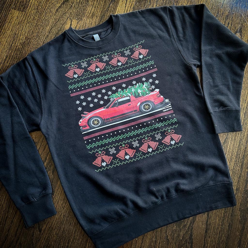 Pull de Noël moche - Mazda Miata - Pull de Noël moche - Cadeau de Noël pour les passionnés de voitures, Cadeau de Noël amusant, Cadeau Miata, Cadeau RX7