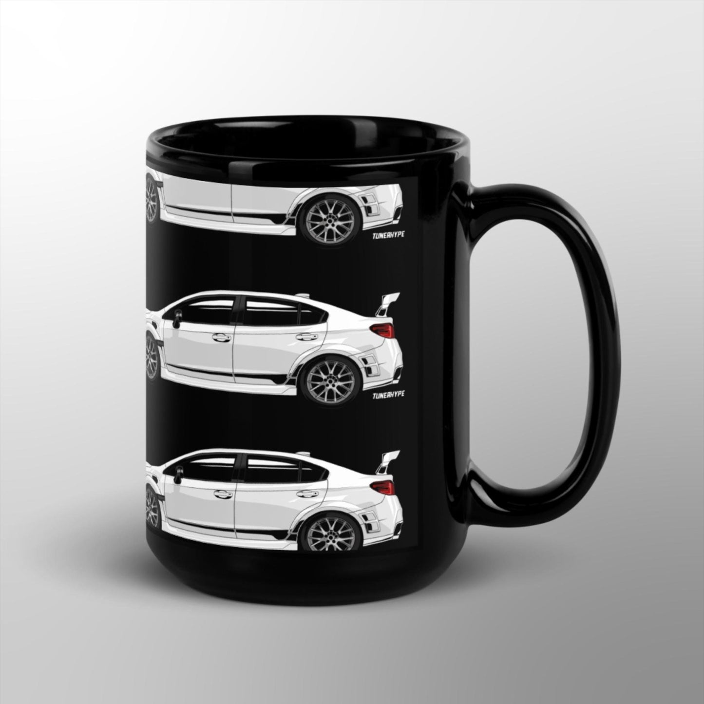 Tasse brillante Subaru WRX STI - Blanc cristal