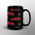 Tasse brillante Subaru WRX STI - Rouge pur