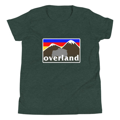 Outdoors Overland SUV Off-Road Youth Short Sleeve T-Shirt