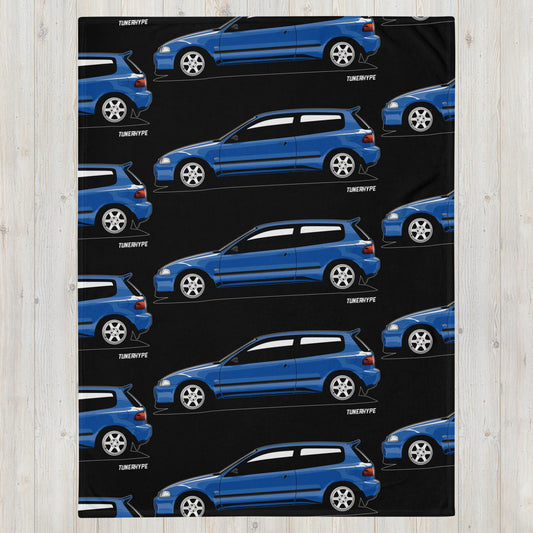 Couverture pour Honda Civic EG Hatchback - Bleu Captiva