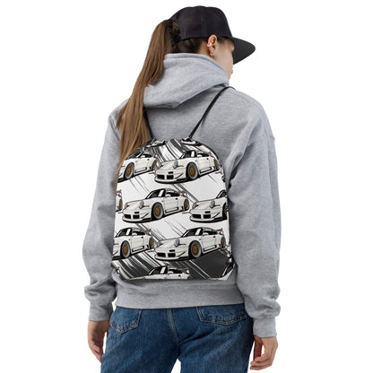 Porsche 911 964 Drawstring Bag - Limited Edition White