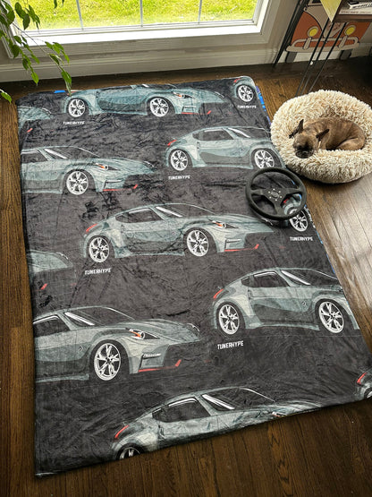 Couverture imprimée sur toute la surface de l'édition Nismo de Nissan 370z - Cadeau de vacances Car Guy, cadeau de Noël amusant, cadeau Nissan 350z, cadeau Nismo