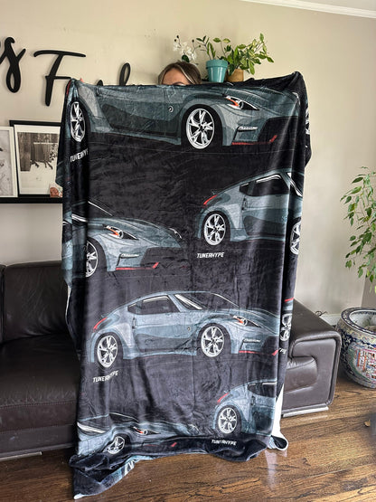 Couverture imprimée sur toute la surface de l'édition Nismo de Nissan 370z - Cadeau de vacances Car Guy, cadeau de Noël amusant, cadeau Nissan 350z, cadeau Nismo