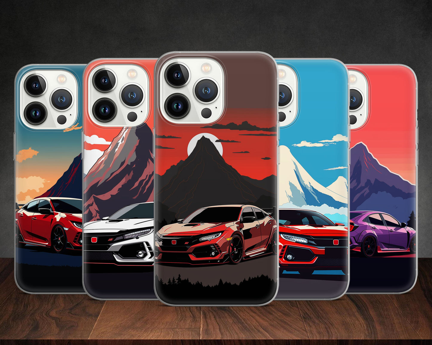 Coque personnalisée JDM Eclipse pour iPhone 13, 14 et 15 | Pro, Pro Max, Plus, Mini