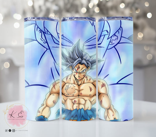 Gobelet en acier inoxydable personnalisé de 20 oz avec motif d'anime