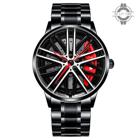 Montre de roue en alliage Static RED BMW 7M Power, accessoires pour passionnés de voitures.