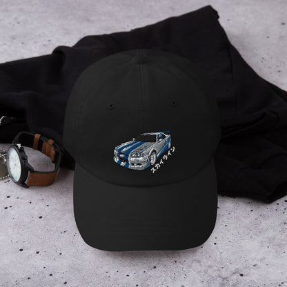 Casquette brodée Nissan Skyline R34 « Fast &amp; Furious »