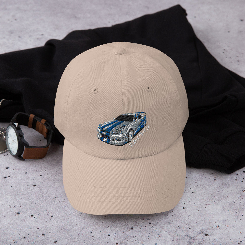 Casquette brodée Nissan Skyline R34 « Fast &amp; Furious »