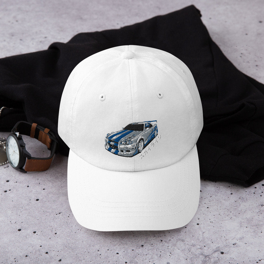 Casquette brodée Nissan Skyline R34 « Fast &amp; Furious »