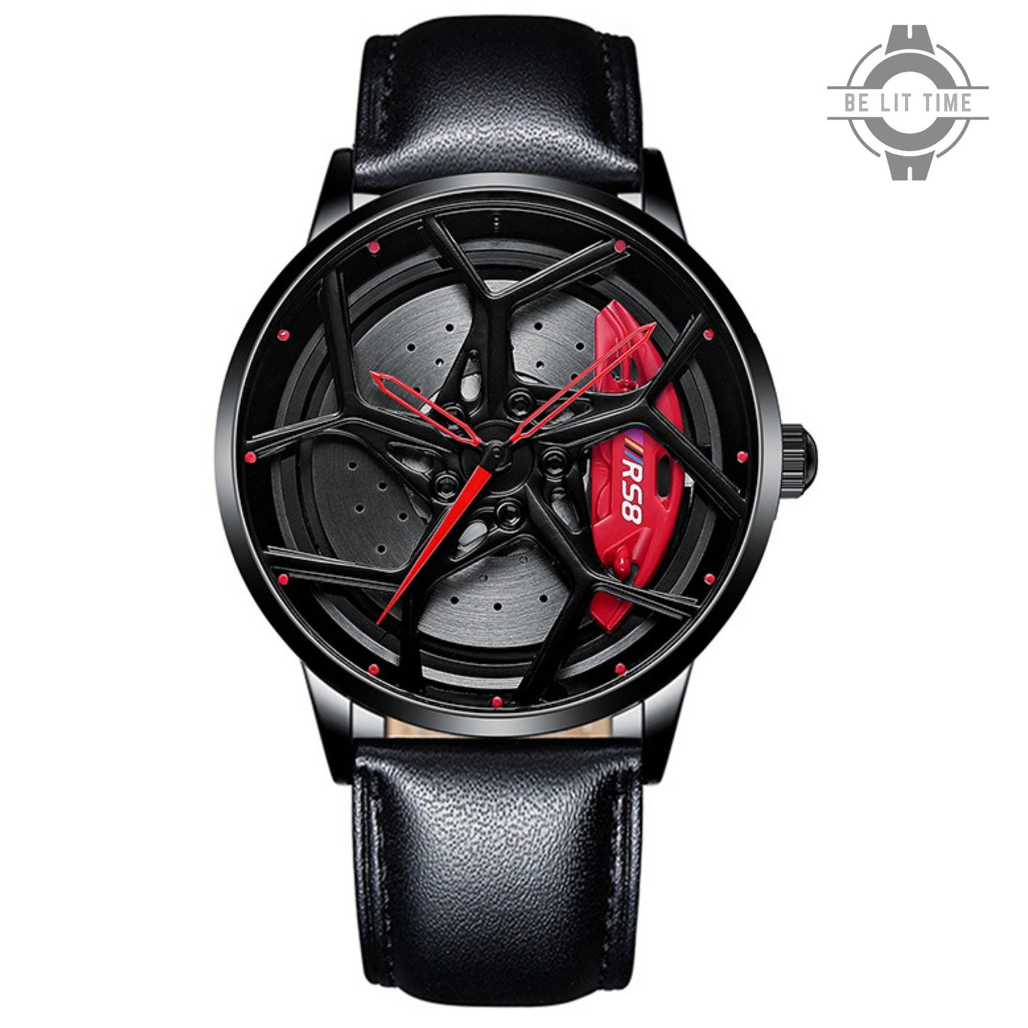 Montre de roue en alliage statique Audi Vorsprung RS8, accessoires pour passionnés de voitures.