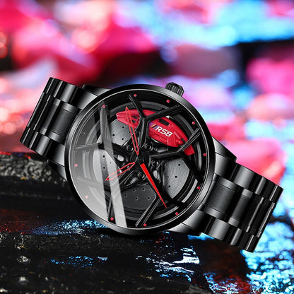 Montre de roue en alliage statique Audi Vorsprung RS8, accessoires pour passionnés de voitures.