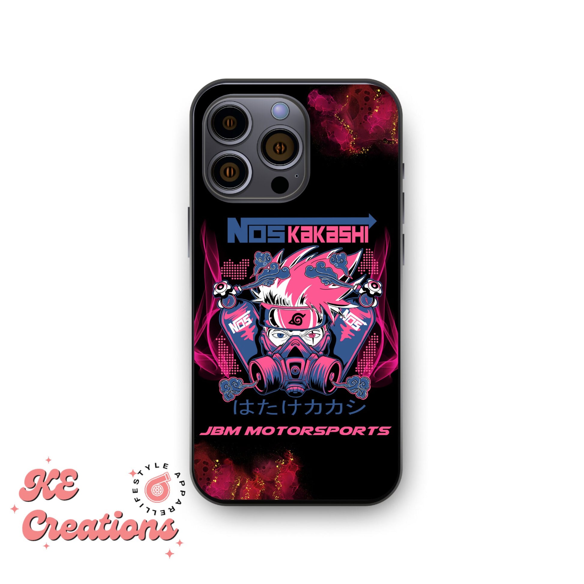 JDM Nos Anime Custom iPhone 13- 14 - 15 Case | Pro, Pro Max, Plus, Mini