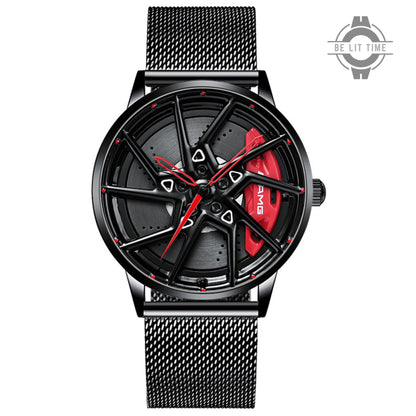 Statique - Mercedes Petronas C45 - Montre de jante en alliage, accessoires pour passionnés de voitures