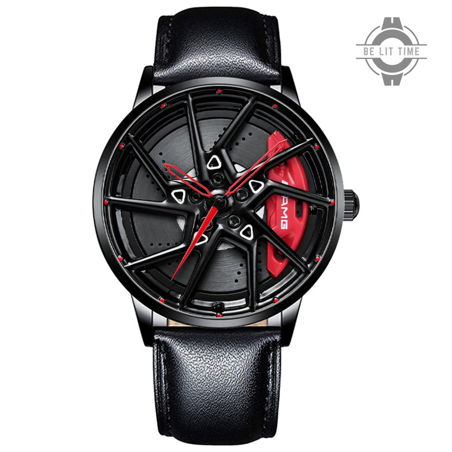 Statique - Mercedes Petronas C45 - Montre de jante en alliage, accessoires pour passionnés de voitures