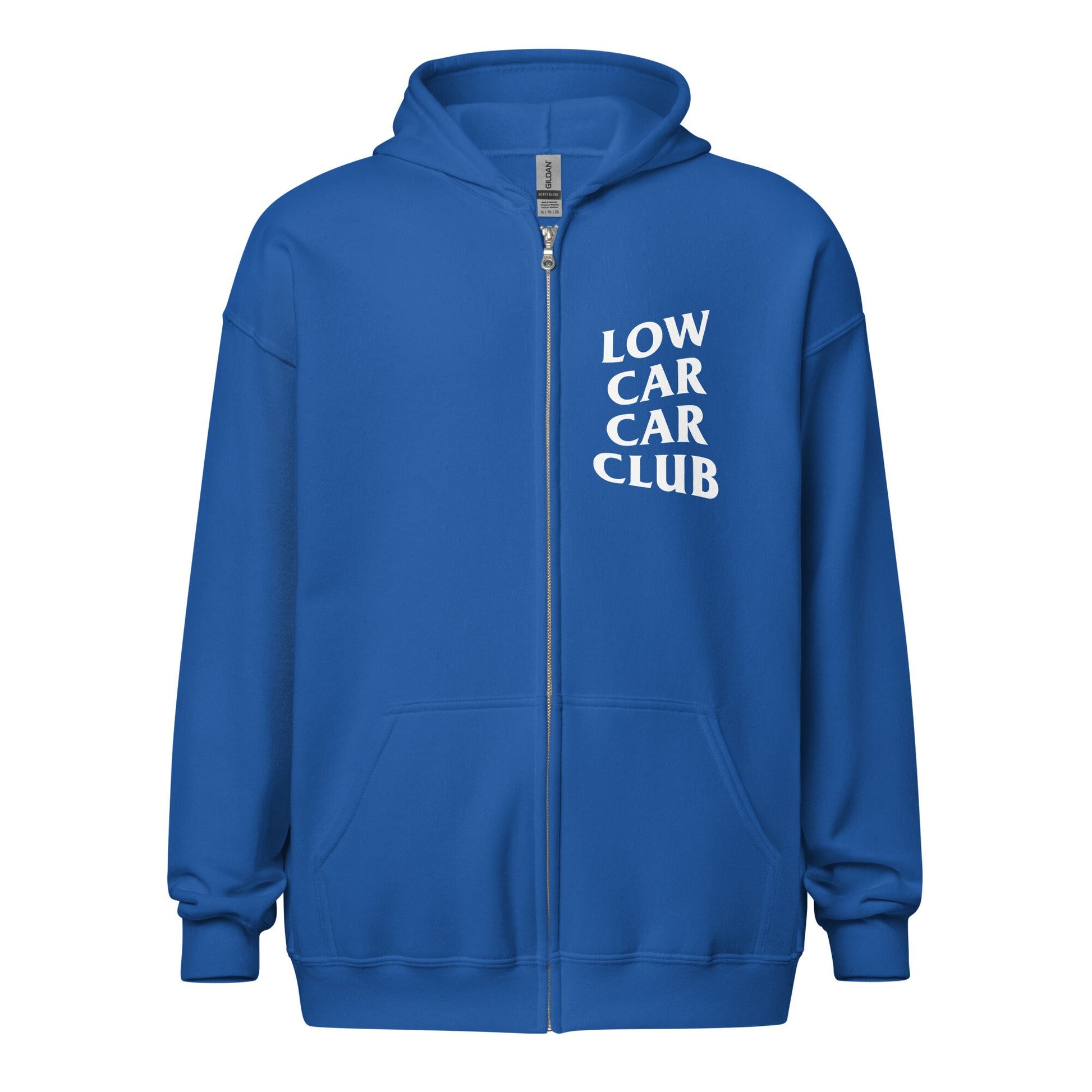 Low Car Car Club Zip Hoodie