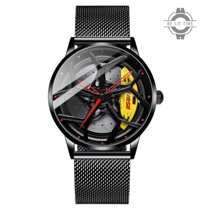 Montre de roue en alliage statique Audi Vorsprung RS8, accessoires pour passionnés de voitures.