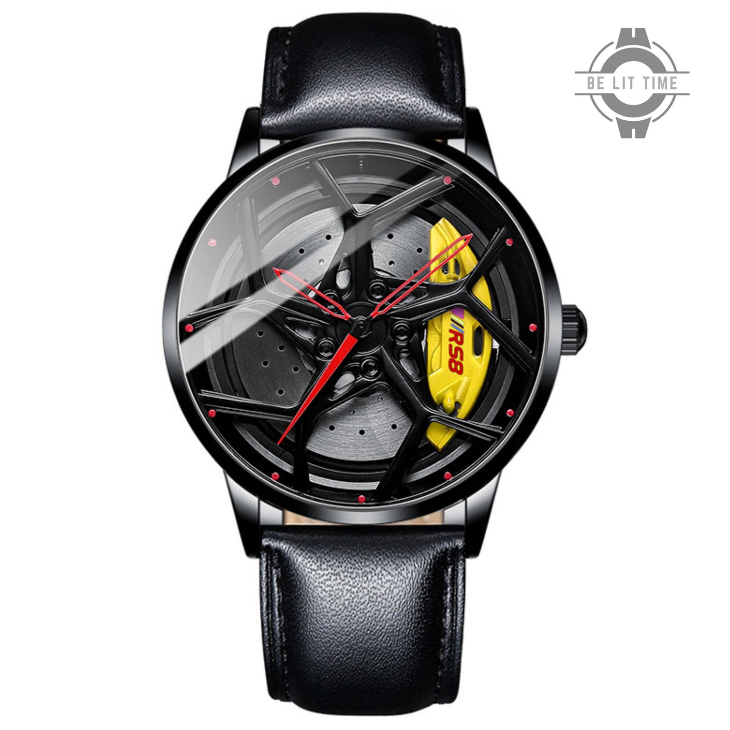 Montre de roue en alliage statique Audi Vorsprung RS8, accessoires pour passionnés de voitures.