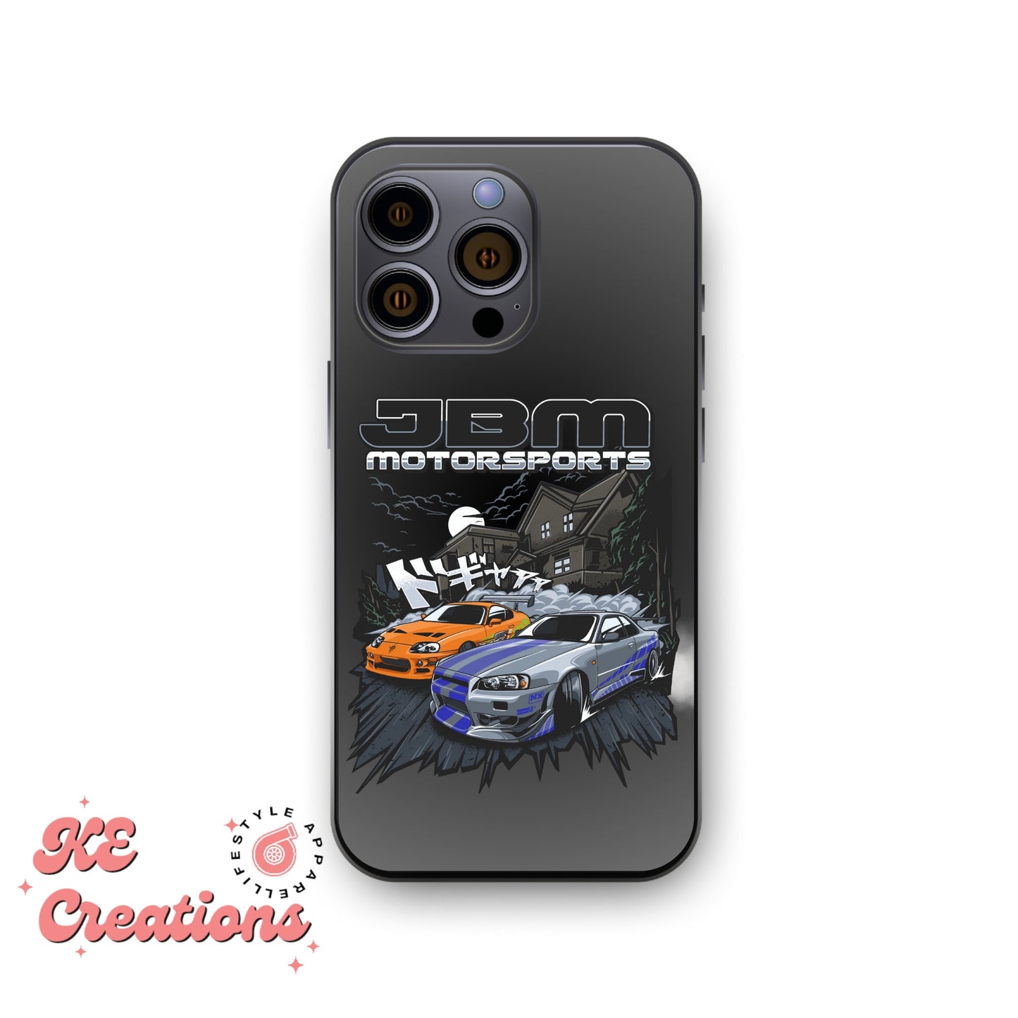 Coque personnalisée JDM Eclipse pour iPhone 13, 14 et 15 | Pro, Pro Max, Plus, Mini