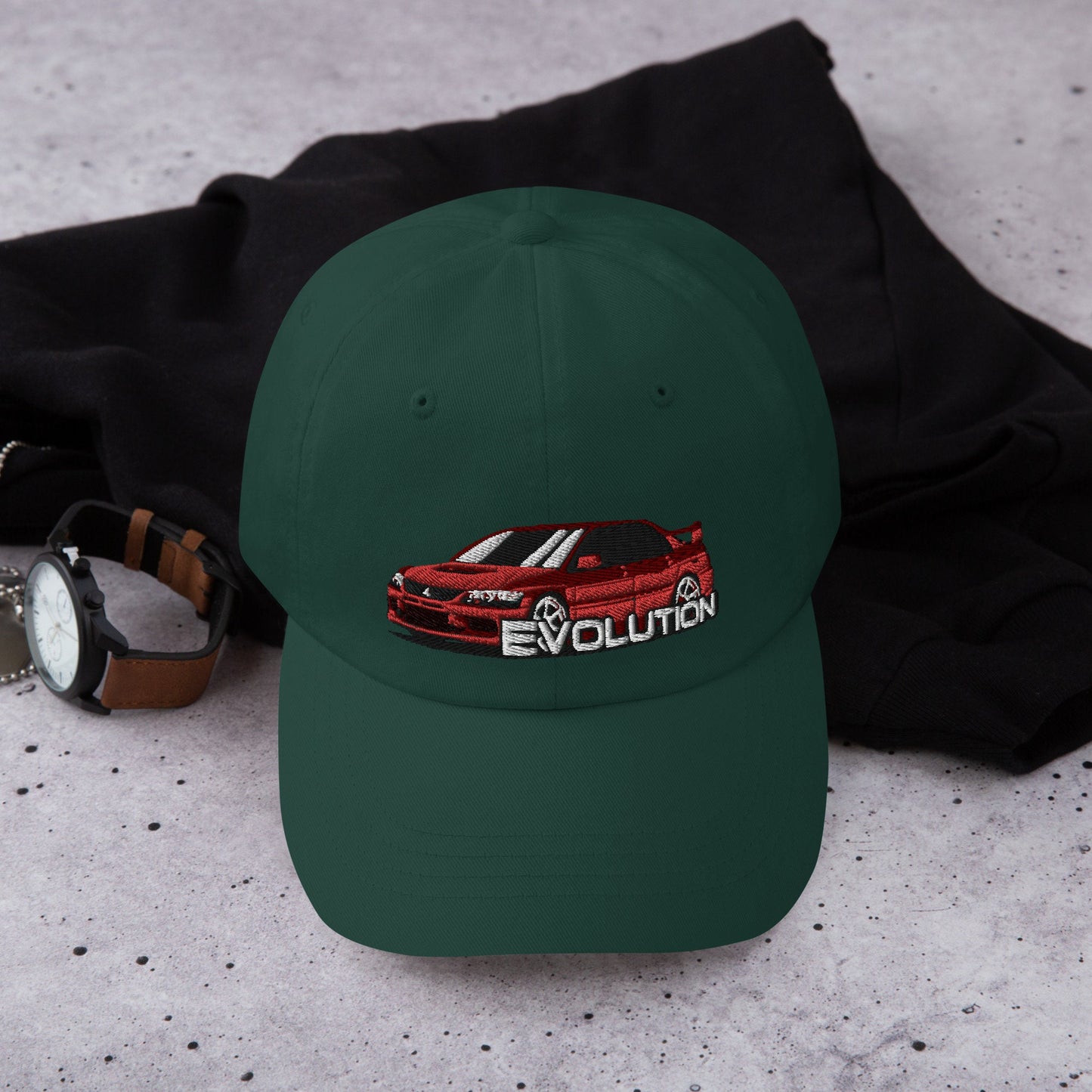 Casquette Mitsubishi Evo brodée