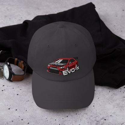 Casquette Mitsubishi Evo X brodée