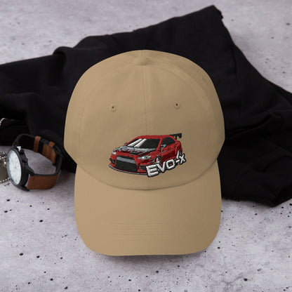 Casquette Mitsubishi Evo X brodée