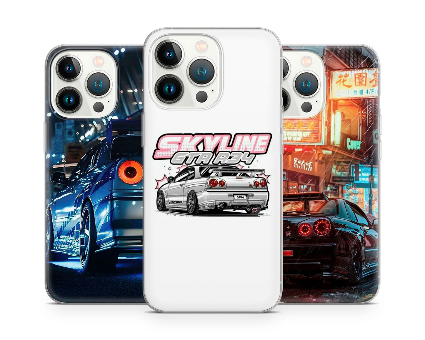 Coque personnalisée JDM Eclipse pour iPhone 13, 14 et 15 | Pro, Pro Max, Plus, Mini