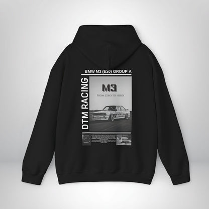 DTM BMW M3 (E30) Group A Hoodie -  Vintage Design for Car Enthusiasts