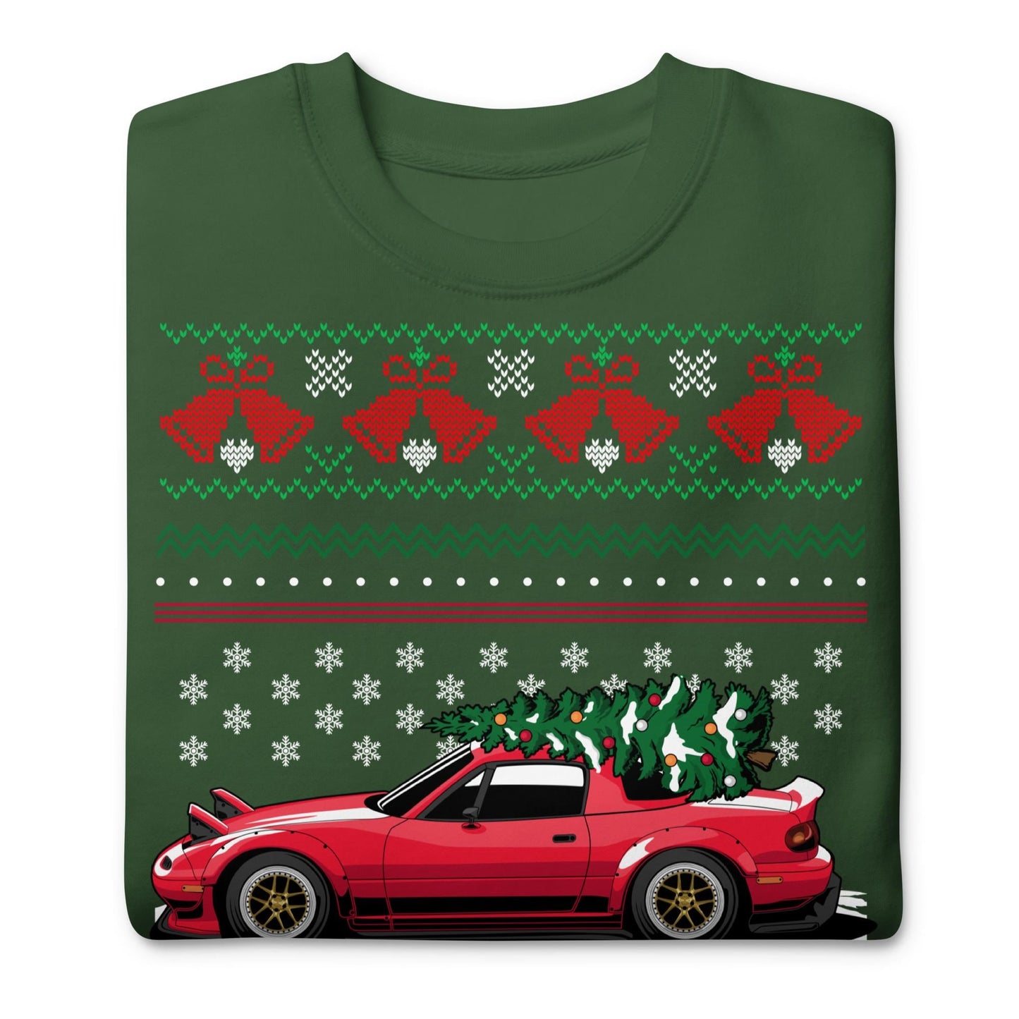 Pull de Noël moche - Mazda Miata - Pull de Noël moche - Cadeau de Noël pour les passionnés de voitures, Cadeau de Noël amusant, Cadeau Miata, Cadeau RX7