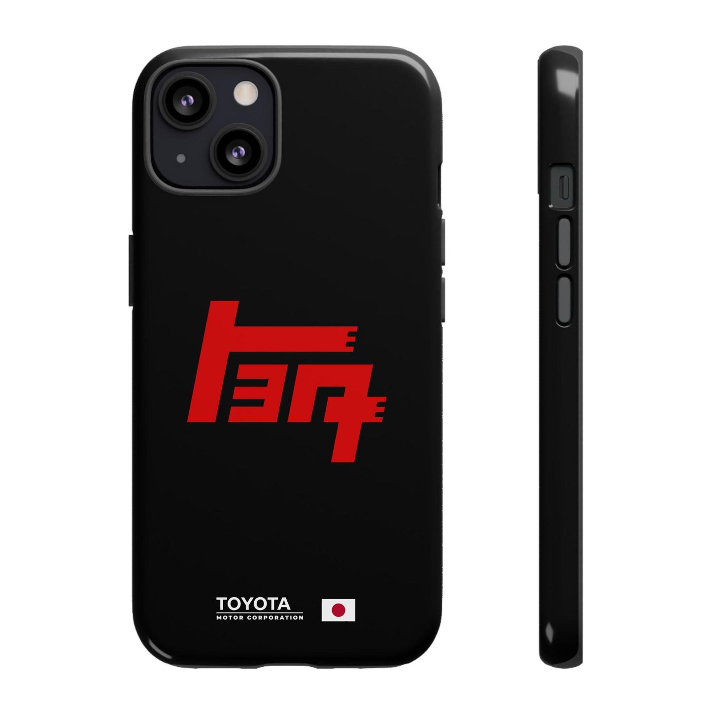 Coque iPhone Toyota TEQ Vintage - Design de logo de voiture classique, style japonais rétro, accessoire cool, coque de téléphone automobile unique