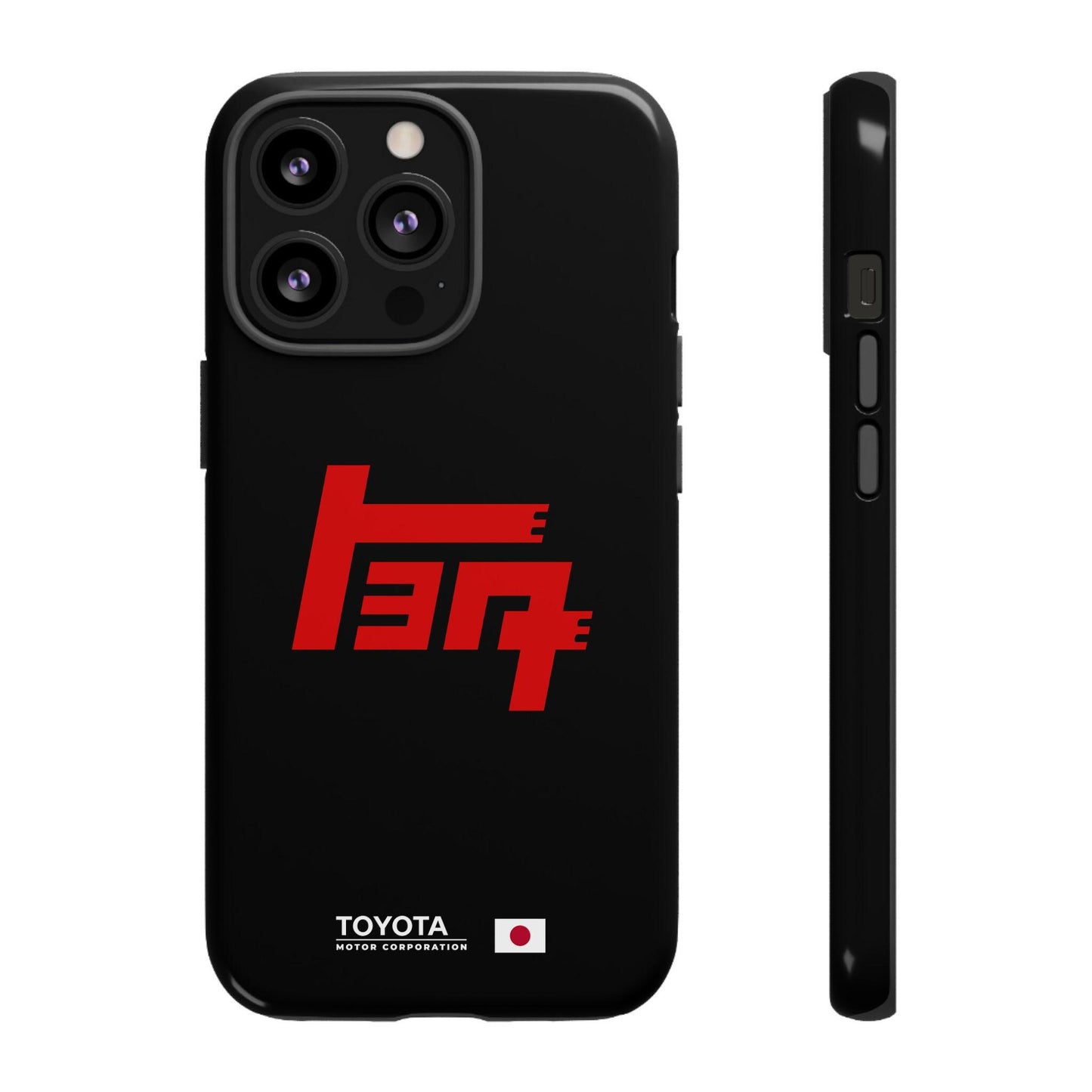 Coque iPhone Toyota TEQ Vintage - Design de logo de voiture classique, style japonais rétro, accessoire cool, coque de téléphone automobile unique