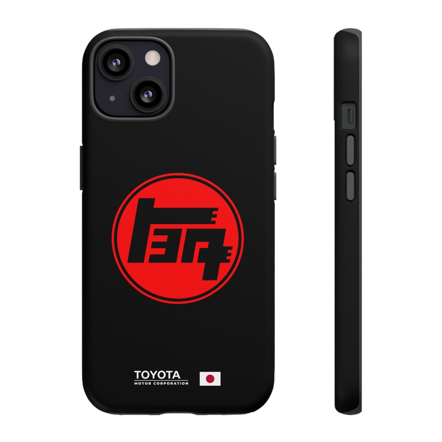 Coque iPhone avec logo Toyota TEQ - Emblème de voiture vintage, design japonais rétro, accessoire cool, couverture unique du patrimoine automobile