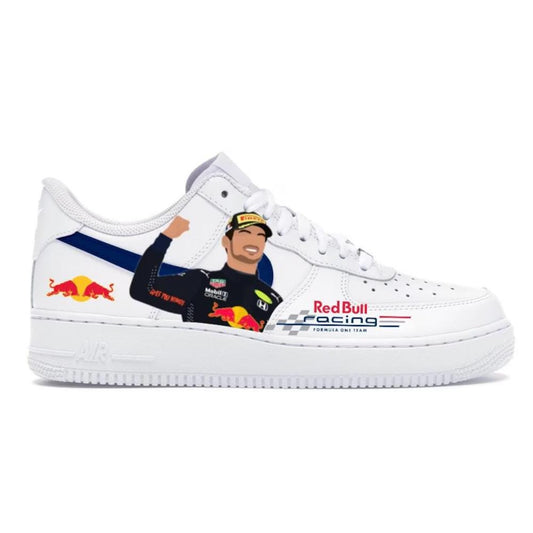 Redbull Airforce 1 Sneakers, Max Verstappen Formula 1 Sneakers, Personalized Gifts, Anniversary Gifts, Handmade, Handpainted, Custom Shoes, Gifts